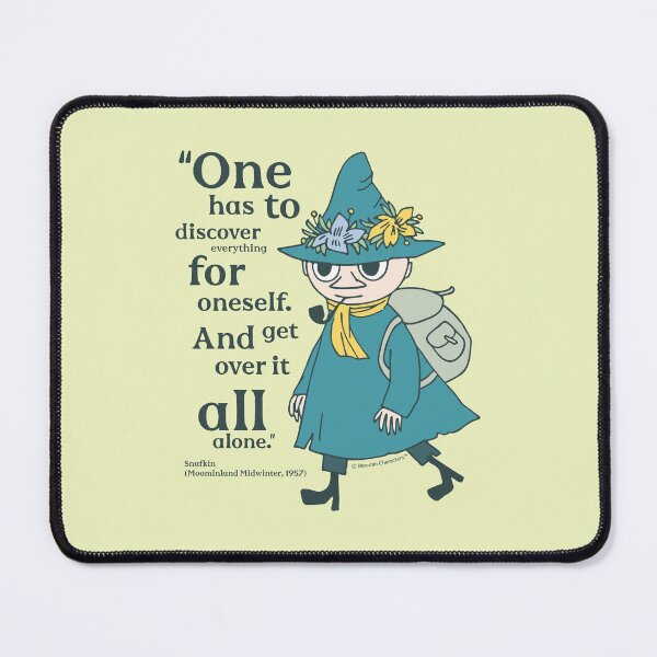 Artikelvorschau, Mumin Entdecken Sie Muminland Midwinter Snufkin Zitat entworfen und verkauft von MoominStore.