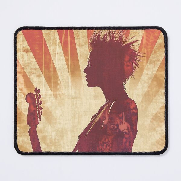 Item preview, Female guitarist. Six String Siren designed and sold by Shoot-The-Moon.