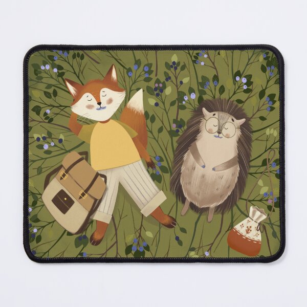Item preview, Fox and hedgehog designed and sold by sofasooart.