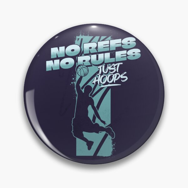 Item preview, Purple Basketball - No refs, no rules. Just Hoops designed and sold by Tee-Craftify.