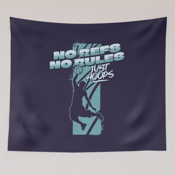 Item preview, Purple Basketball - No refs, no rules. Just Hoops designed and sold by Tee-Craftify.