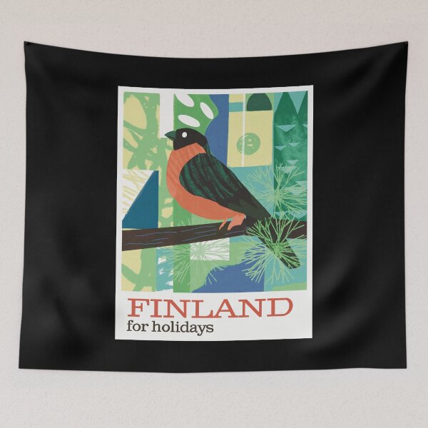 Item preview, Finland for holidays poster designed and sold by Deepwood.