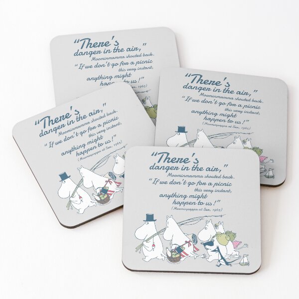 Item preview, Moomin Danger In The Air Moominpappa At Sea Quote designed and sold by MoominStore.