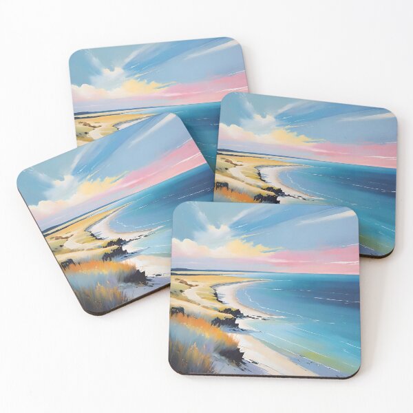 Item preview, Sunny Scenic Seaside - Serene Summer Shores designed and sold by AbstractIdeas.