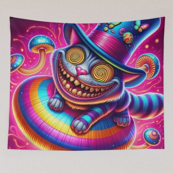 Artikelvorschau, Grinsekatze Pilz Psychedelika entworfen und verkauft von Shs-Kenya.