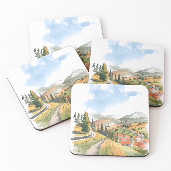 Item preview, Rural landscape designed and sold by GGZebra.