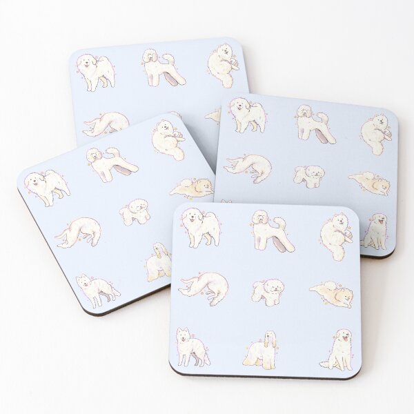Item preview, White dogs pack designed and sold by Mayarartsy.