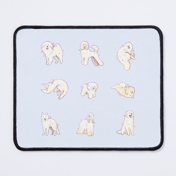 Item preview, White dogs pack designed and sold by Mayarartsy.
