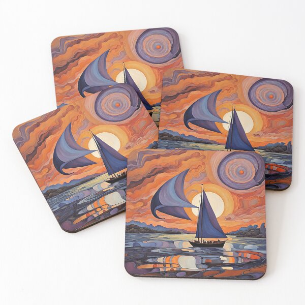 Item preview, Sailing at sunset 2 designed and sold by George Hutton Hunter.