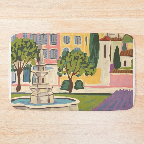 Item preview, Aix-en-Provence, France. Vibrant StreetScape Colorful Travel Poster - Abstract Art By Carraann  designed and sold by CARRAANN.
