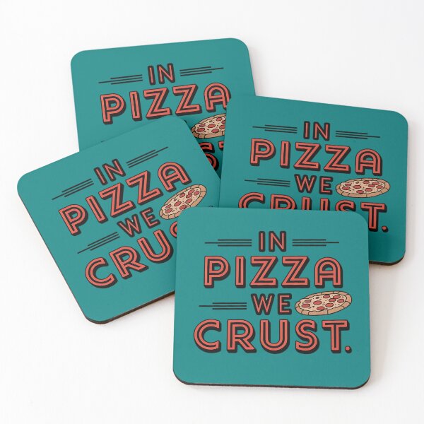 Item preview, In Pizza We Crust Funny Quote designed and sold by TeeGrit.