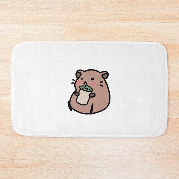 Item preview, Cute hamster holding plant designed and sold by MilliesShoppe.