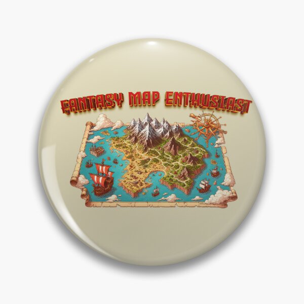 Item preview, Fantasy Map Enthusiast designed and sold by Retr0Tshirts.