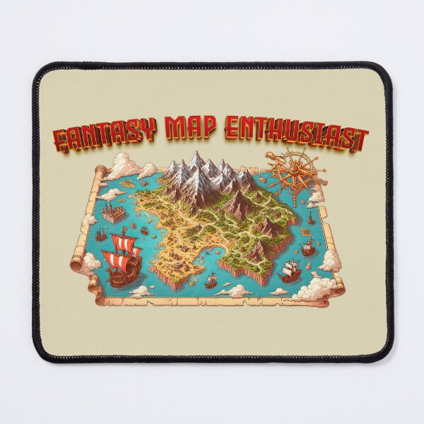 Item preview, Fantasy Map Enthusiast designed and sold by Retr0Tshirts.