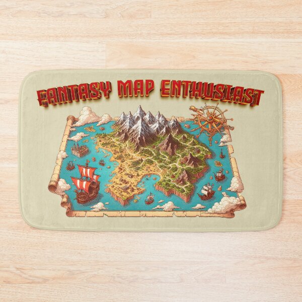 Item preview, Fantasy Map Enthusiast designed and sold by Retr0Tshirts.
