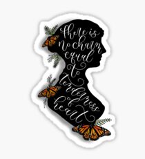 Jane Austen Literary Quote Sticker