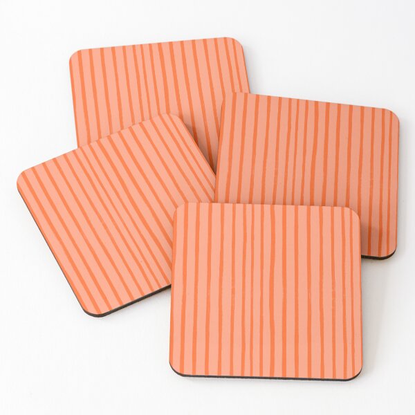 Item preview, Orange Brushstroke Stripes designed and sold by OneThreeSix.