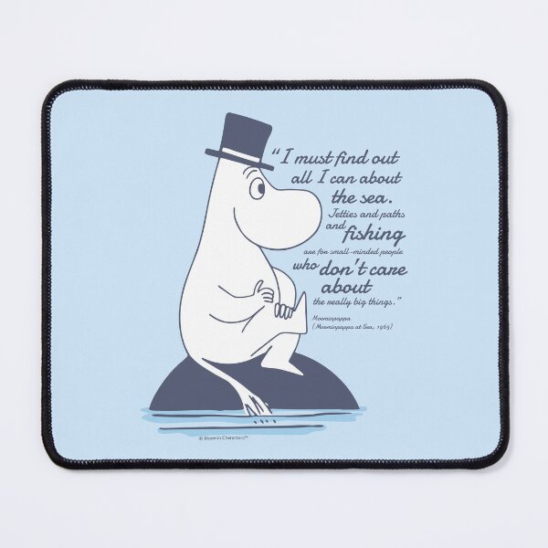 Item preview, Moomin Really Big Things Moominpappa At Sea Quote designed and sold by MoominStore.