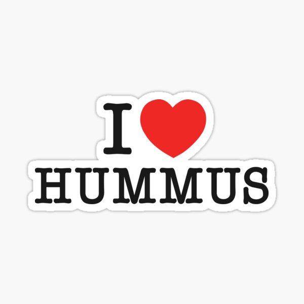 Artikel-Vorschau von Ich liebe Hummus | Leckeres und lustiges Food-Design | Köstlichkeit für Kichererbsenliebhaber | Humor über leckere Snacks, designt und verkauft von PaintedPixels01.