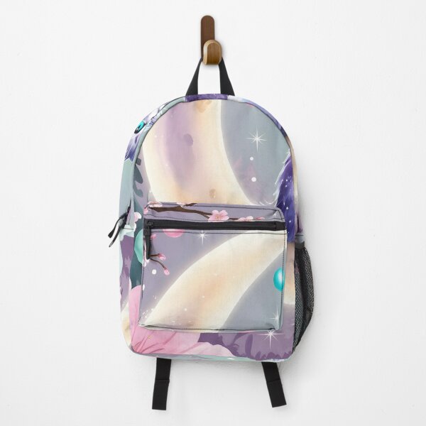 Item preview, Magical Cat on Moon - Whimsical Fantasy Art for Stickers & Apparel designed and sold by Bilikaru.