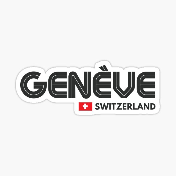 Vista previa del artículo con la obra «Ginebra - Suiza», diseñado y vendido por Sketch-Shack.