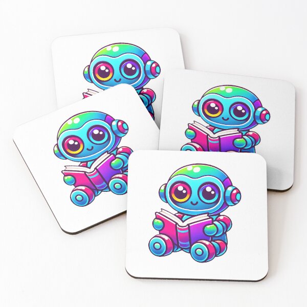 Item preview, Baby Robot Reading designed and sold by ImaginPictura.