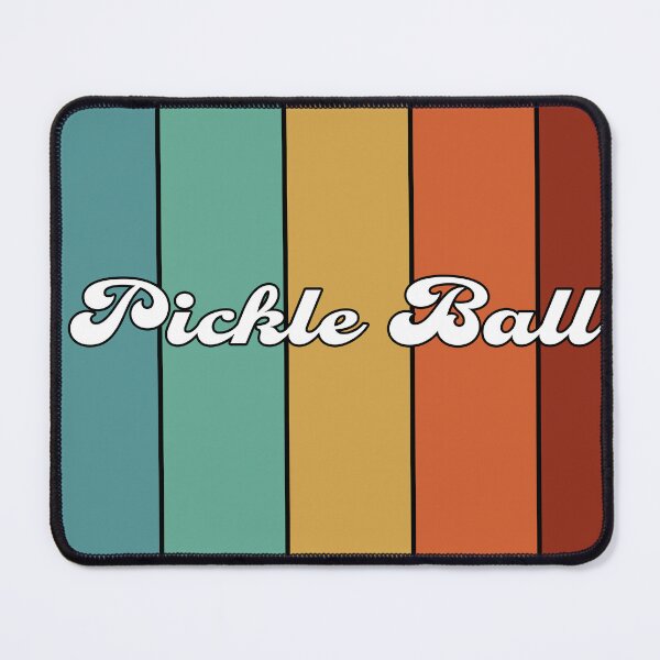 Item preview, Pickleball Colorful Striped Design designed and sold by ArtByMarkDesign.