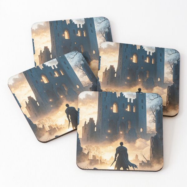 Item preview, Castle of Shadows Fades Beneath the Morning Light designed and sold by Astraliscape.