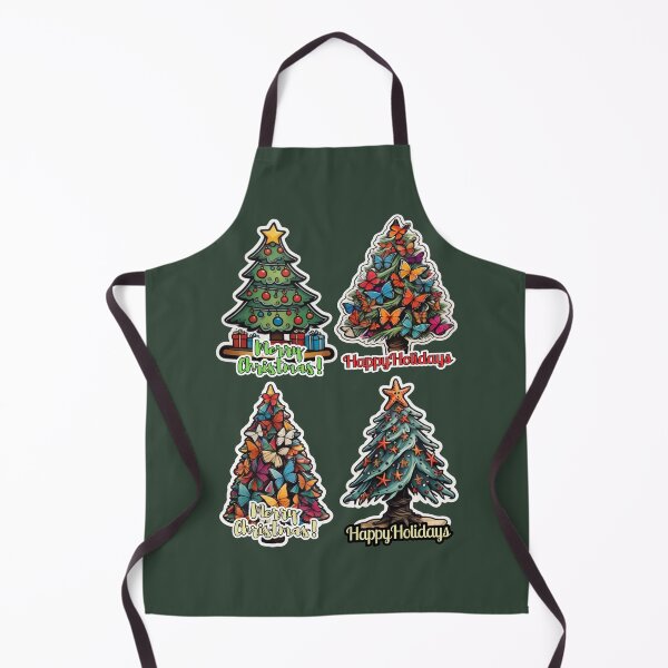 Aperçu de l'œuvre Autocollants pour sapin de Noël - Lot de 4 créée et vendue par HauntedOpera.