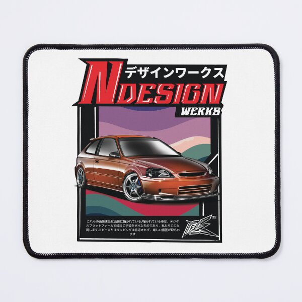 Item preview, civic ek hatchback orange designed and sold by NaquashM.