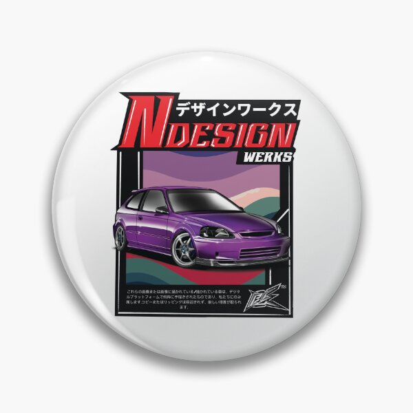Item preview, civic ek hatchback purple  designed and sold by NaquashM.