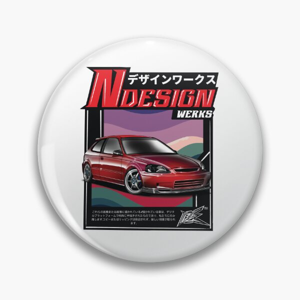 Item preview, civic ek hatchback red  designed and sold by NaquashM.