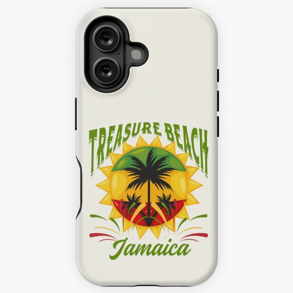 Item preview, Vintage-Style Treasure Beach Jamaica - Green Text designed and sold by SurfingLocales.