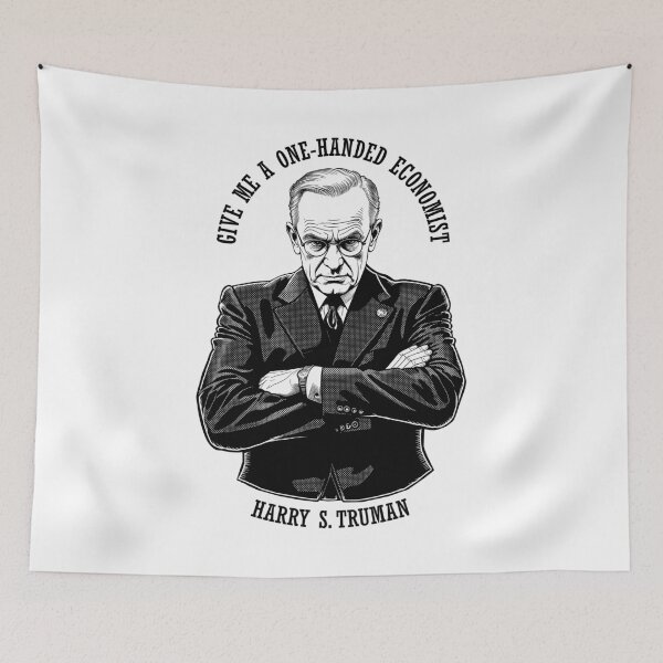 Item preview, Funny Economics One-Handed Economist Harry Truman Quote designed and sold by GrandeDuc.