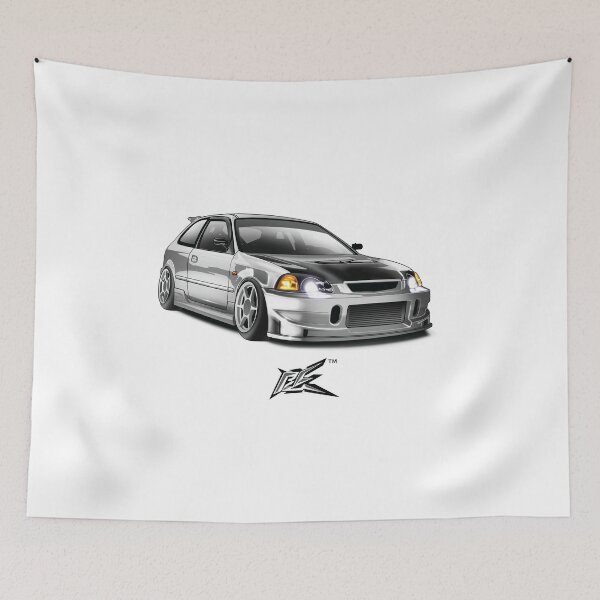 Item preview, civic ek hatchback white  designed and sold by NaquashM.