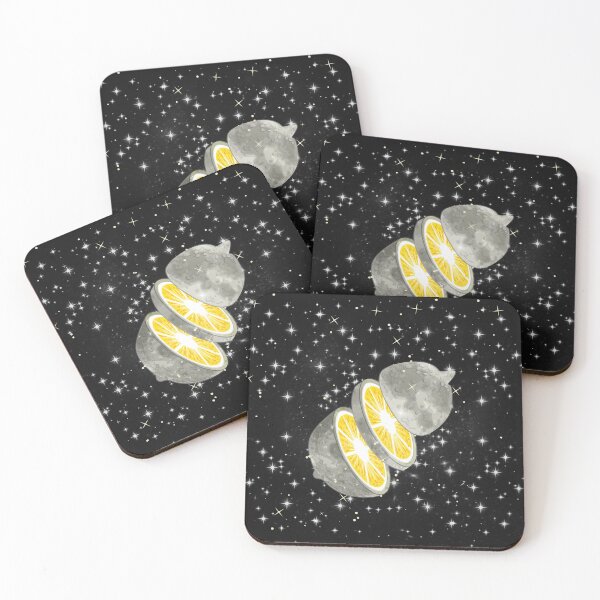 Item preview, Lemon Moon - Zesty Celestial with a Citrus Twist designed and sold by Zakrytos ★★★★★.