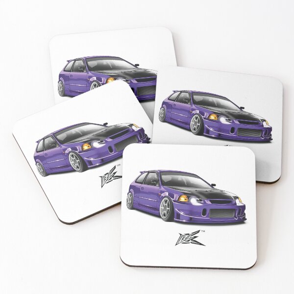 Item preview, civic ek hatchback purple  designed and sold by NaquashM.