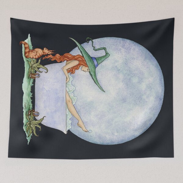 Item preview, Moon Bathing designed and sold by AmyBrownArt.
