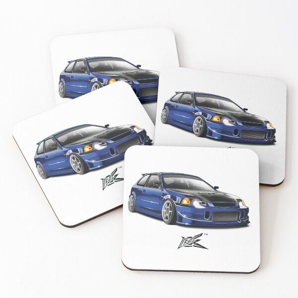 Item preview, civic ek hatchback blue  designed and sold by NaquashM.