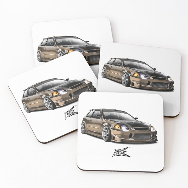 Item preview, civic ek hatchback sand brown  designed and sold by NaquashM.