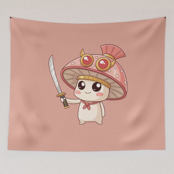 Item preview, Chibi Samurai Mushroom designed and sold by SignumShop.