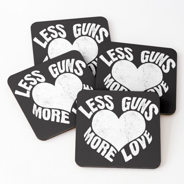 Item preview, Less Guns, More Love Heart Design designed and sold by TeesHearts100.