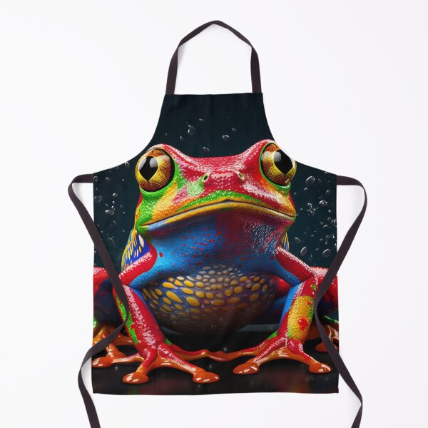 Item preview, Poison vivid color frog. Poisonous animal of tropical rainforest. Pet in terrarium designed and sold by anytka.