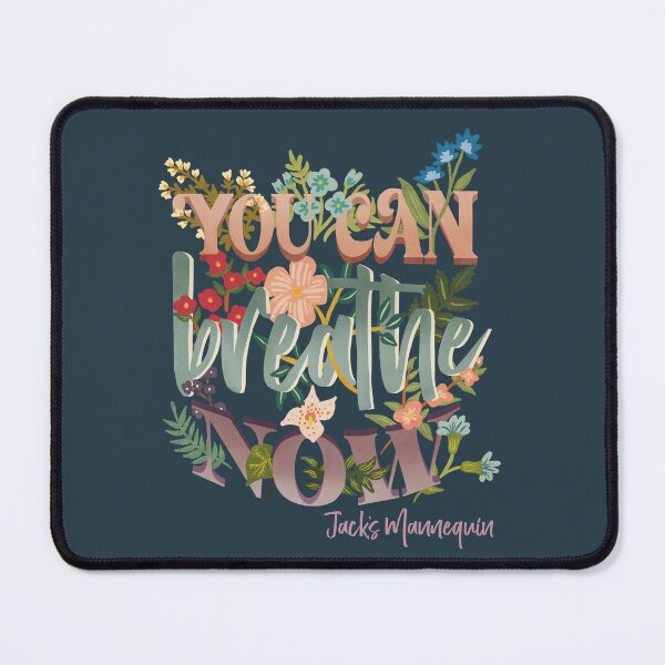 Item preview, JM YOU CAN BREATHE NOW MFEO NAVY designed and sold by Kat McIntyre Art.