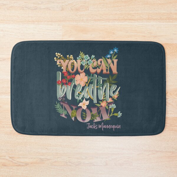 Item preview, JM YOU CAN BREATHE NOW MFEO NAVY designed and sold by Kat McIntyre Art.