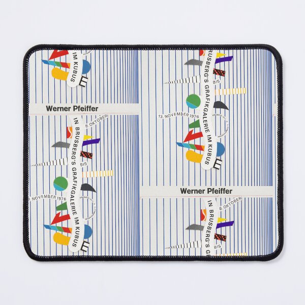 Item preview, Exhibition in Brusberg's Grafikgalerie im Kubus abstract poster by Werner Pfeiffer designed and sold by TeeARTHY.
