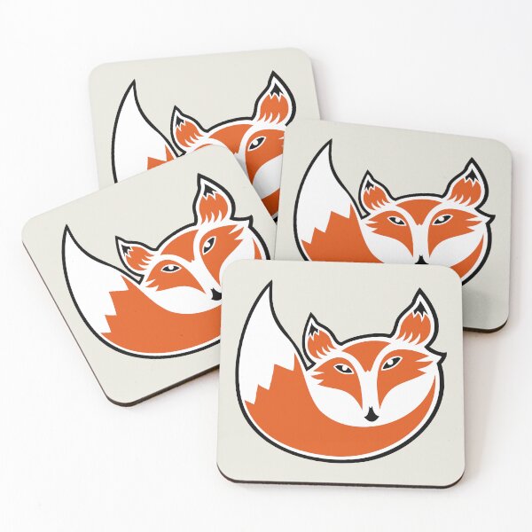 Item preview, Red Fox Wild Forest Animal Cool Cute Logo Symbol designed and sold by shirt-o-mat.