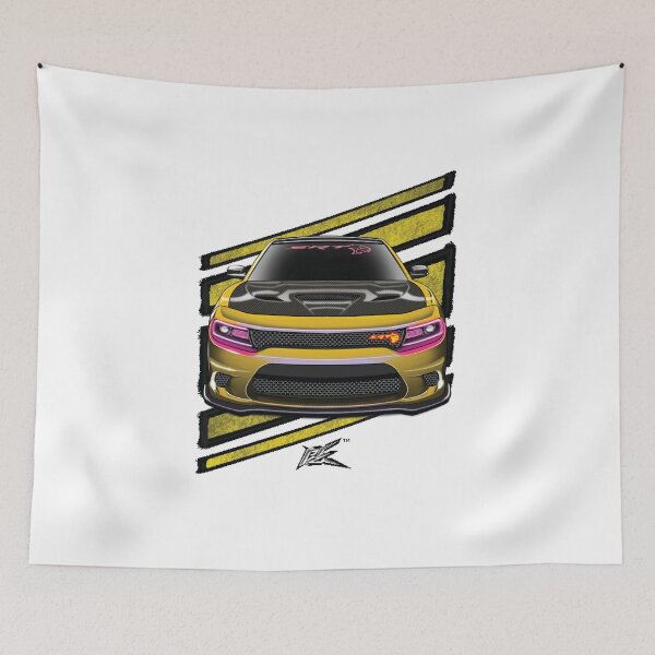 Item preview, american v8 muscle car sedan yellow  designed and sold by NaquashM.