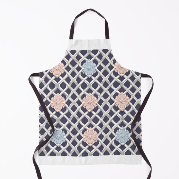 Item preview, Elegant Lattice Floral Pattern - Vintage Duvet, Canvas, Curtain designed and sold by CelestialAllure.