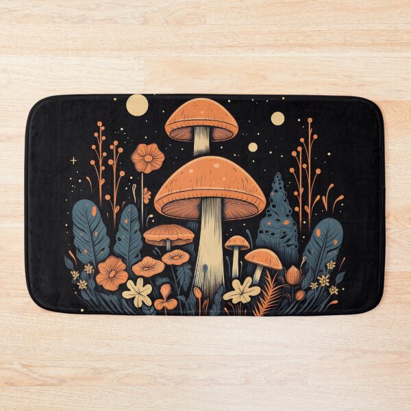 Item preview, Magic mushrooms. Psychedelic hallucination. Vibrant illustration. 60s 70s hippie colorful art designed and sold by anytka.